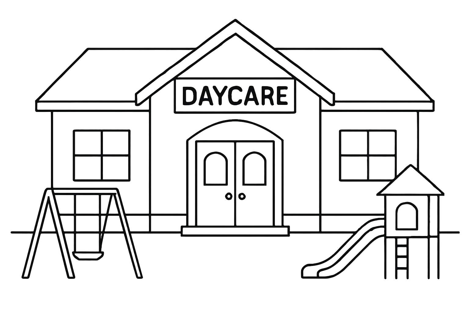 daycare center outline